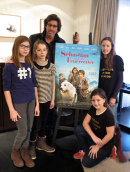 Filmemacher Sebastian und die Feuerretter, Christian Duguay, im Interview mit den Kinderreportern des Bsen Wolfes