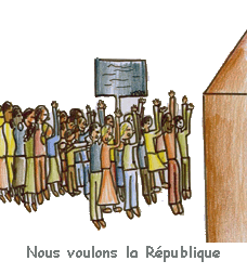 Nous voulons la Rpublique.