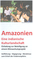 Dépliant de l'exposition sur l'Amazonie