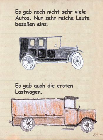 Verkehrsmittel vor 100 Jahren