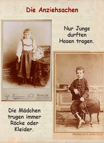 Kleidung vor 100 Jahren