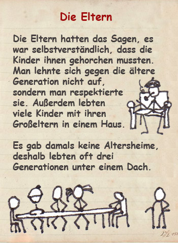 Eltern vor 100 Jahren