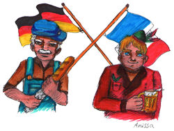 Deutscher und Franzose