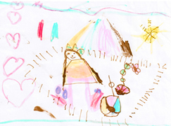 Zeichnung von der cole maternelle