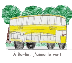 A Berlin, j'aime le vert.