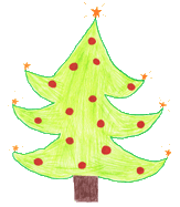 Dessin de sapin de Noël