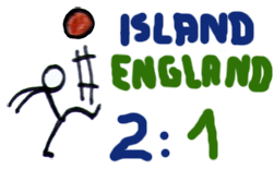 Island gewinnt gegen England 2 zu 1