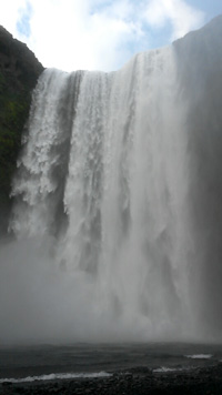Wasserfall in Island